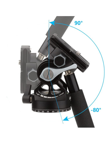 Cabezal de Trípode Fluido LEFTFOTO 230g Panorámico 360