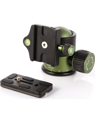 Cabeza de Trípode Profesional FOTGA 20KG 360 con Liberación Rápida