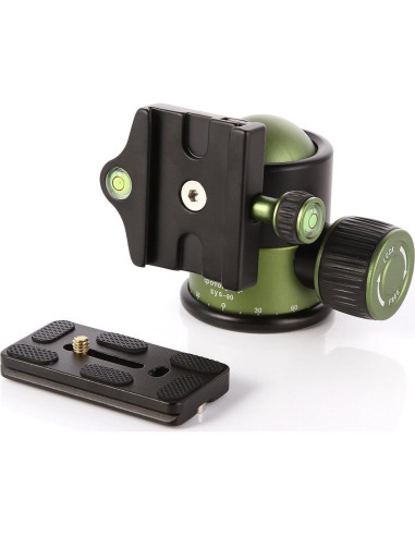 Cabeza de Trípode Profesional FOTGA 20KG 360 con Liberación Rápida