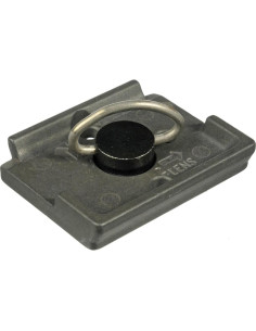 Placa de Liberación Rápida Manfrotto 200PL con Tornillo 1/4" y Adaptador 3/8" 2
