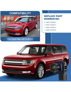 Cámara de reversa ACAUTO para Ford Flex 2013-2019 2