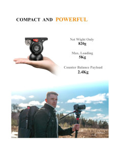 Cabezal Fluido iFootage Komodo K5S para Trípode y Monopie - 5KG 2
