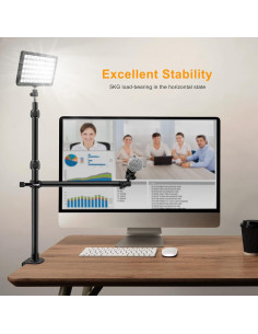 Soporte de Mesa para Cámara DSLR Tinpops con Brazo Ajustable 42-103 cm 2