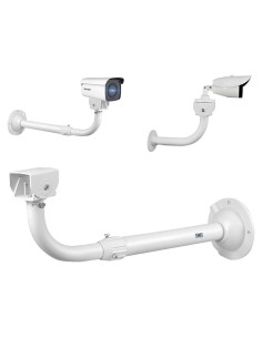 Soporte de cámara CCTV ajustable telescópico Aluminio Beige 40.6-60 cm