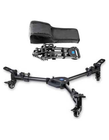Carro Dolly de Trípode Fotopro DP-2 con Ruedas y Patas Ajustables