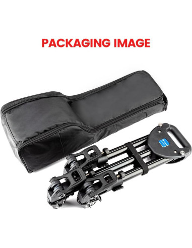 Carro Dolly de Trípode Fotopro DP-2 con Ruedas y Patas Ajustables