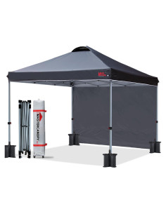 Carpa Plegable MASTERCANOPY 3M con 1 Pared Lateral