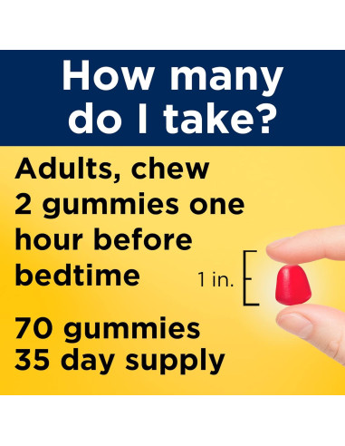 Gominolas de Melatonina 10mg Nature Made - 70 Unidades