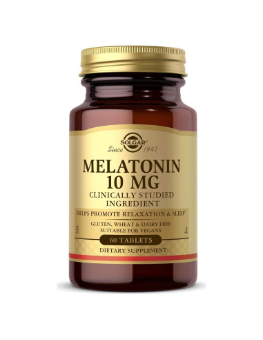 Solgar Melatonina 10mg Tabletas Veganas 60 Porciones
