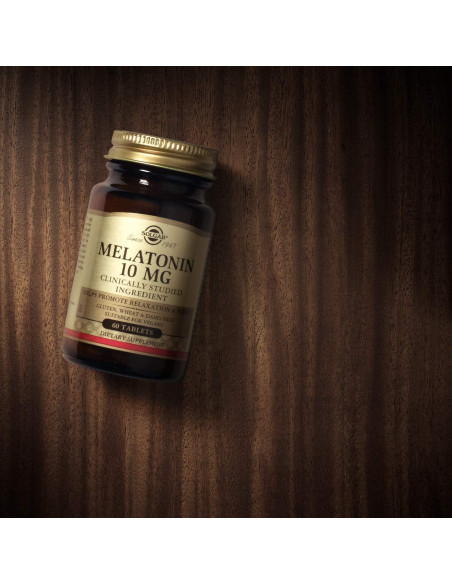 Solgar Melatonina 10mg Tabletas Veganas 60 Porciones