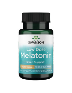 Swanson Melatonina 120 Cápsulas 1mg - Sueño y Relajación
