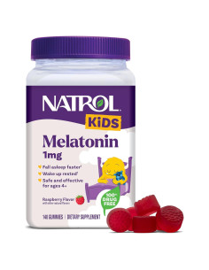 Gominolas de Melatonina Natrol Niños 1 mg Frambuesa 140 Unidades