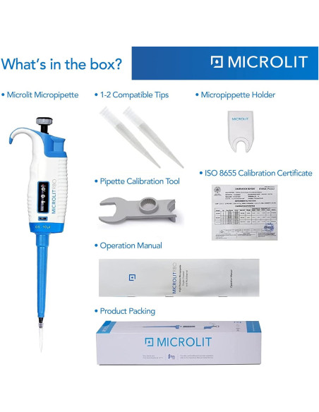 Micropipeta Microlit RV-10 0.5-10 l Un Solo Canal