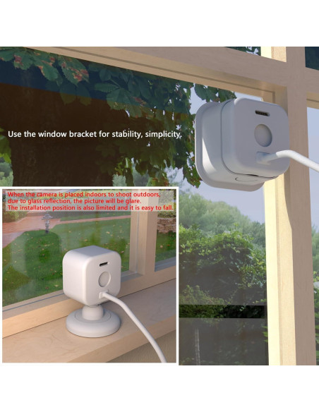 Soporte de Ventana Oudishen para Blink Mini 2 y Mini - Vigilancia Interior