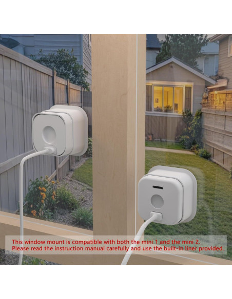 Soporte de Ventana Oudishen para Blink Mini 2 y Mini - Vigilancia Interior