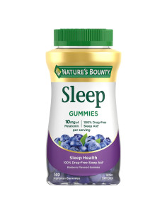 Gominolas de Melatonina 10 mg Nature's Bounty Sabor Arándano 140 Ct