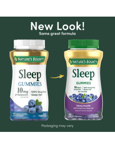 Gominolas de Melatonina 10 mg Nature's Bounty Sabor Arándano 140 Ct 2