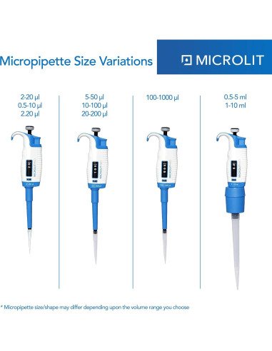 Micropipeta Microlit RV-10 0.5-10 l Un Solo Canal