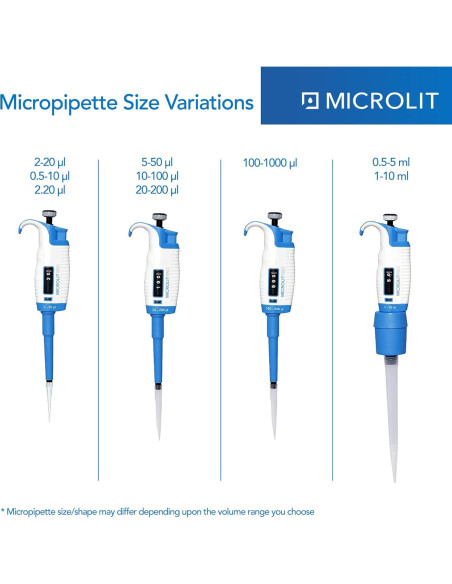 Micropipeta Microlit RV-10 0.5-10 l Un Solo Canal