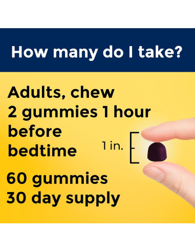 Gominolas de Melatonina Nature Made 10mg Liberación Prolongada 60u