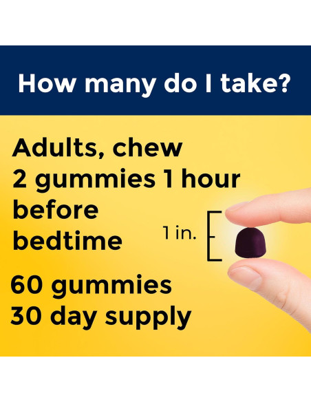 Gominolas de Melatonina Nature Made 10mg Liberación Prolongada 60u