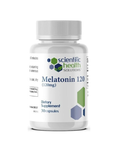 Melatonina 120mg Vegana en Cápsulas - Soluciones de Salud Científica