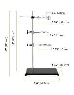 Juego de Soporte de Laboratorio SEUNMUK 2 Paquetes 40,64 cm 2