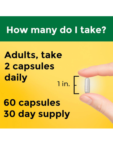 Suplemento de Magnesio Nature Made con Vitamina D3 y Zinc, 60 Cápsulas
