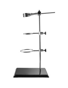 QWORK Soporte de Laboratorio 2 Piezas Acero 40,64 cm 2