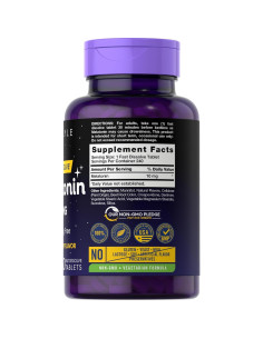 Melatonina 10mg Carlyle 240 Tabletas Sabor Baya Vegetariano 2