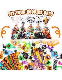 162 Artículos de Fiesta de Halloween Thuodo Juguetes Diversos 2