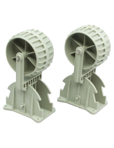 Ruedas Inflables para Barcos Genérico 1 Par Nylon 145 mm