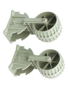 Ruedas Inflables para Barcos Genérico 1 Par Nylon 145 mm 2
