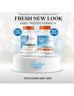 Melatonina Masticable Doctor's Best 120 Tabletas 45g Vegano 2