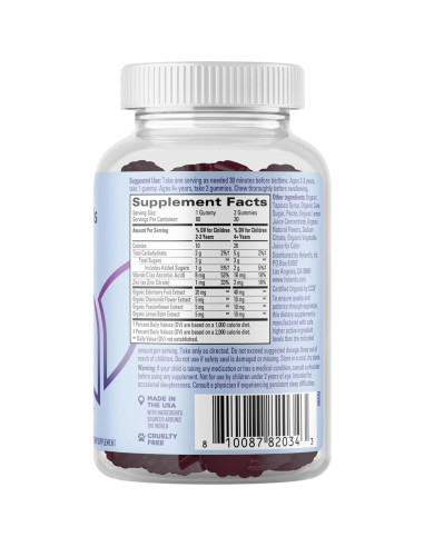 Gomitas Orgánicas para Sueño Hyland's Kids 60 Unidades Sin Melatonina