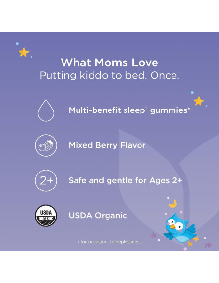 Gomitas Orgánicas para Sueño Hyland's Kids 60 Unidades Sin Melatonina