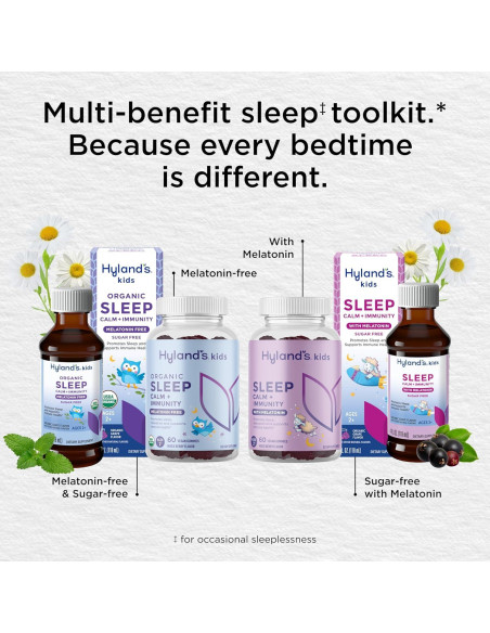 Gomitas Orgánicas para Sueño Hyland's Kids 60 Unidades Sin Melatonina