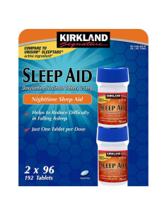 Ayuda para Dormir Doxylamine Succinate 25 mg Kirkland 384 Tabletas