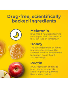 Gomitas de Melatonina Zarbee's para Niños 60 Unidades Sabor Fresa 2