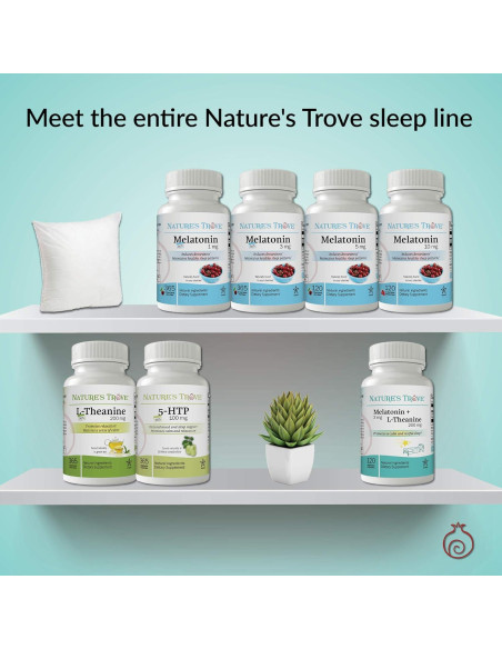 Melatonina 1mg Nature's Trove - 365 Tabletas Masticables Cereza