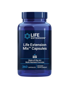 Cápsulas Life Extension Mix 360 unidades, vitaminas y minerales