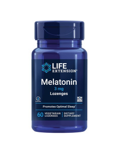 Melatonina Life Extension 3 mg 60 pastillas masticables