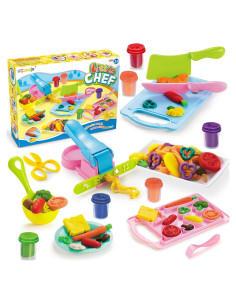 Set de Juguetes de Masa de Color para Cocina Infantil