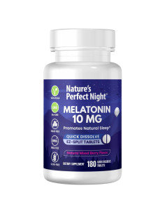 Melatonina 10mg Noche Perfecta de la Naturaleza 180 Tabletas