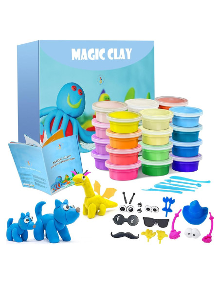 Kit de Arcilla que Seca al Aire ESSENSON 24 Colores DIY