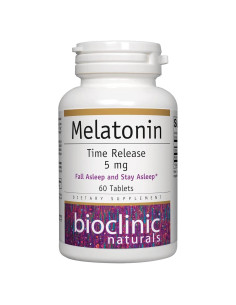 Suplemento de Melatonina 5 mg Bioclinic Naturals 60 tabletas