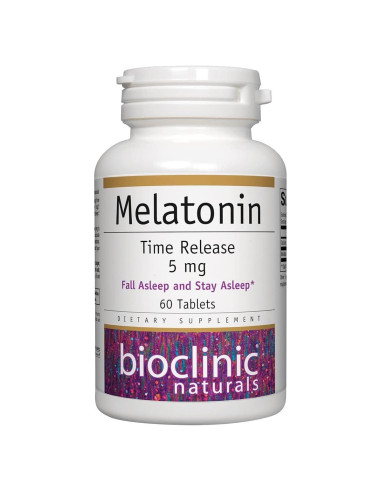 Suplemento de Melatonina 5 mg Bioclinic Naturals 60 tabletas