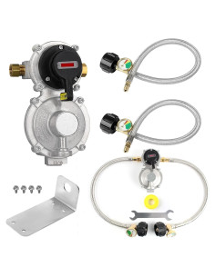 Regulador de Propano Samplife RV-01 2 Etapas con Medidor