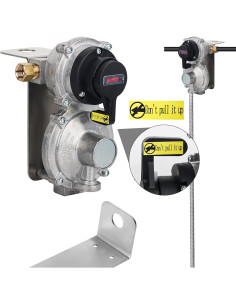 Regulador de Propano Samplife RV-01 2 Etapas con Medidor 2