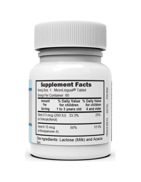 Multivitamínico Infantil D3 y K2 Superior Source - 60 Tabletas Multivitamínico Infantil D3 y K2 Superior Source - 60 Tabletas